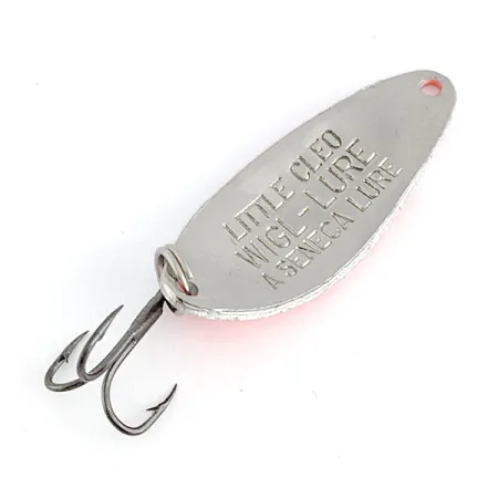 Seneca Little Cleo, nikiel/biały/pomarańczowy, 7 g błystka wahadłowa #22173