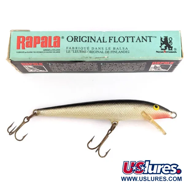  Rapala Original Floater F9, S (Silver), 4 g wobler #22177