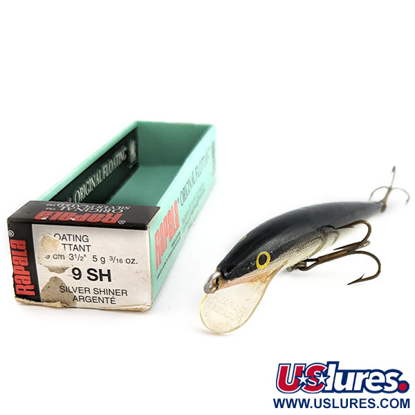  Rapala Original Floater F9, S (Silver), 4 g wobler #22177