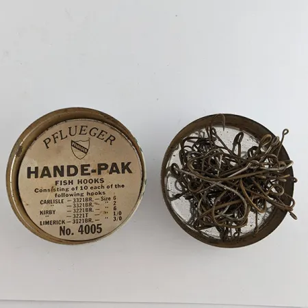 Pflueger hande pak fish hooks №4005 #22192