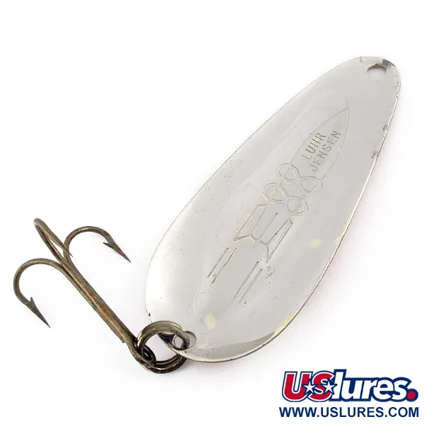  Luhr Jensen Rocket 88, czerwony/biały/nikiel, 17 g błystka wahadłowa #22239