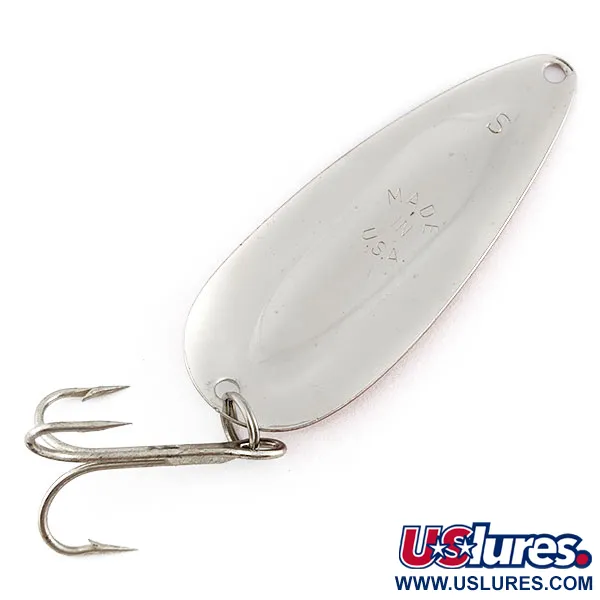  Worth Chippewa Steel Spoon, czerwony/biały/nikiel, 14 g błystka wahadłowa #22257