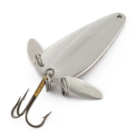 Luhr Jensen Rattlesnake, nikiel/czerwony, 12 g błystka wahadłowa #22274