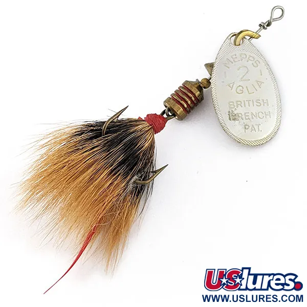 Mepps Aglia 2 Dressed (z ogona wiewiórki) (1970s)