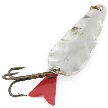 AL&W Tackle AL&W Full Wave Design REG'D, nikiel/czerwony/biały, 25 g błystka wahadłowa #22300