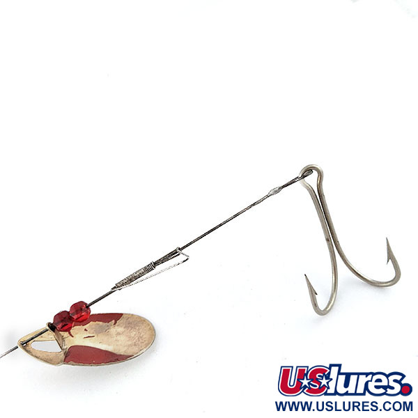 Other June-Bug Spinner Live bait hook harness, nikiel/złoty/czerwony, 7 g błystka obrotowa #22304