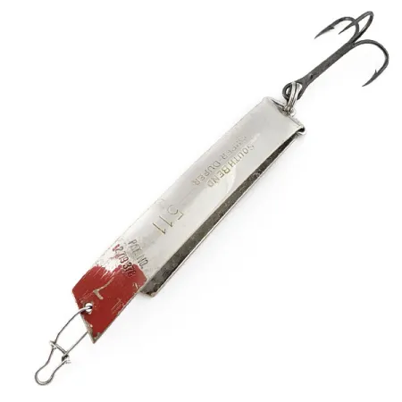 South Bend  Super-Duper 511, nikiel/czerwony, 14 g błystka wahadłowa #22326