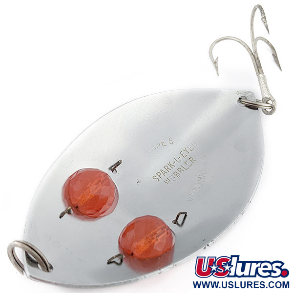 Lanes Tackle & Bait Lane's Spark-L-Eye, nikiel/czerwone oczy, 65 g błystka wahadłowa #22400