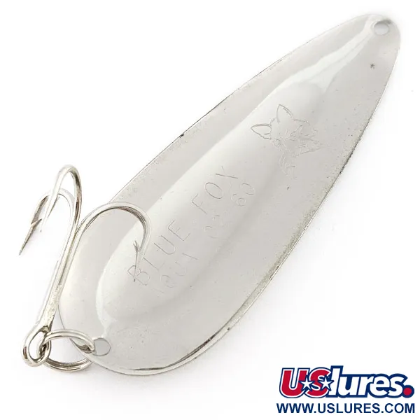  Blue Fox Aqua Spoon, nikiel/niebieski, 21 g błystka wahadłowa #22424