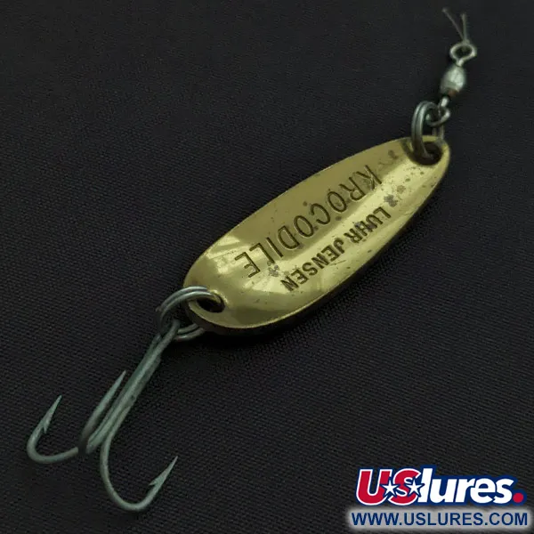 Luhr Jensen Krocodile, mosiądz/pstrąg potokowy, 9 g błystka wahadłowa #22434