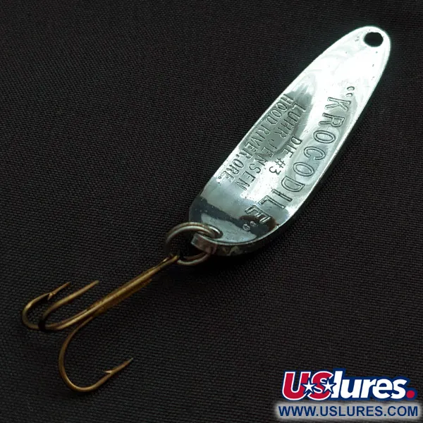 Luhr Jensen Krocodile #3, nikiel, 14 g błystka wahadłowa #22435