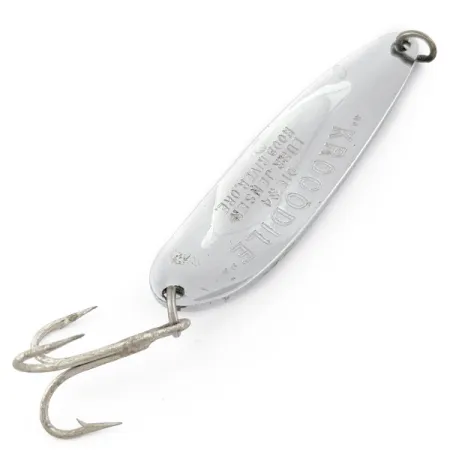 Luhr Jensen Krocodile #4, nikiel/hologram, 19 g błystka wahadłowa #22475