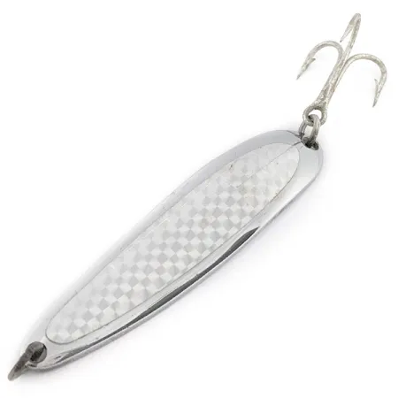 Luhr Jensen Krocodile #4, nikiel/hologram, 19 g błystka wahadłowa #22475