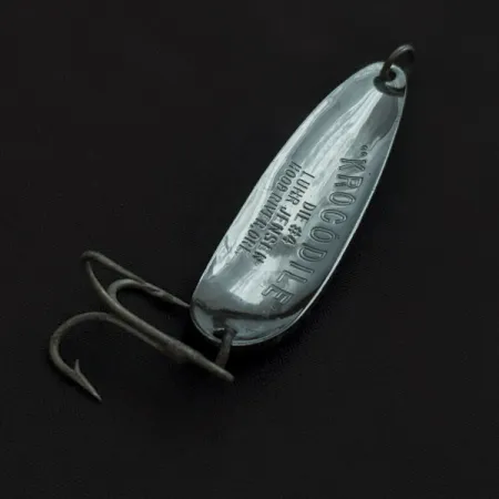 Luhr Jensen Krocodile #4, nikiel/hologram, 19 g błystka wahadłowa #22475