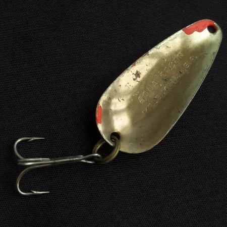 Nebco Aqua Spoon, mosiądz/czerwony, 7 g błystka wahadłowa #22476