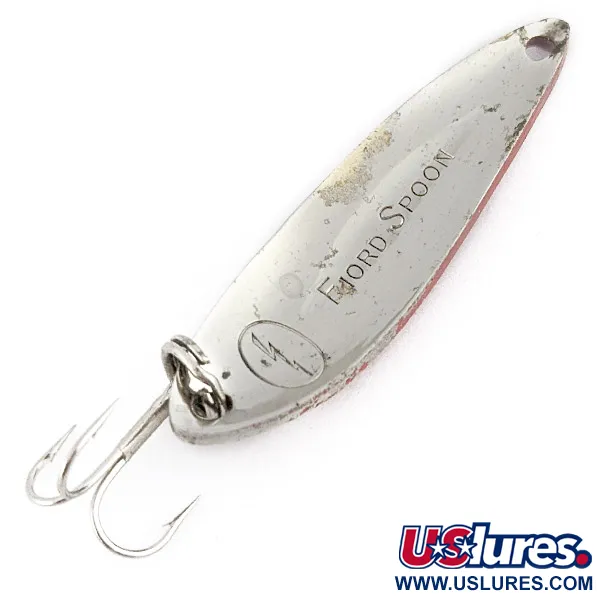 Acme  Fiord Spoon Lightning (50s), czerwony/biały/nikiel, 7 g błystka wahadłowa #22483