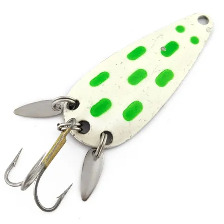 Marathon  Marathon, perła biała/nikiel/zielony, 12 g błystka wahadłowa #22496