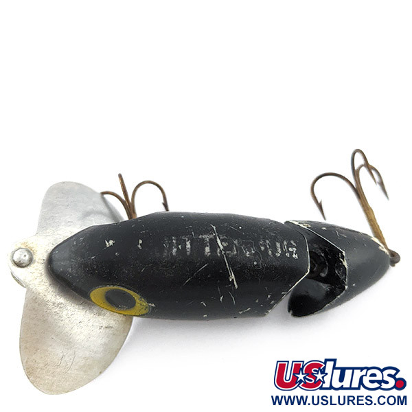  Fred Arbogast Jitterbug Jointed, Black, 10 g wobler #22524