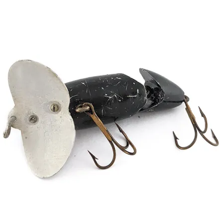 Fred Arbogast Jitterbug Jointed, Black, 10 g wobler #22524