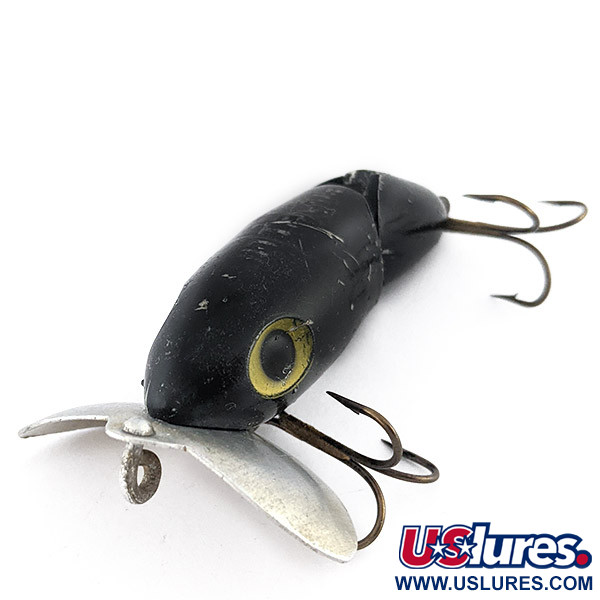  Fred Arbogast Jitterbug Jointed, Black, 10 g wobler #22524