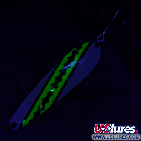  Hicks Tackle, biały/hologram, 8,5 g błystka wahadłowa #22568