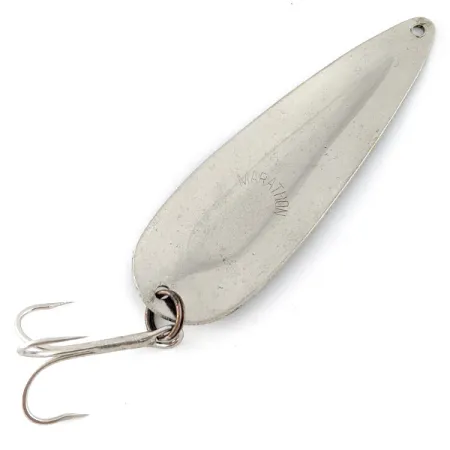 Marathon  Marathon, nikiel/czarny/biały, 21 g błystka wahadłowa #22580