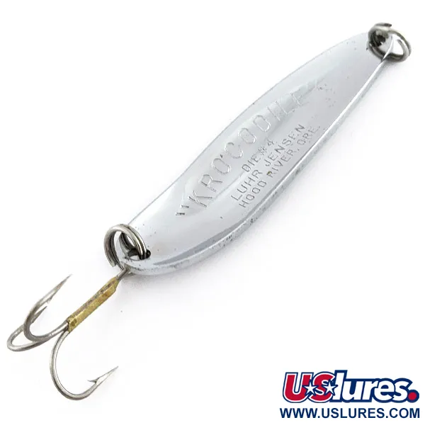 Luhr Jensen Krocodile #4, nikiel, 17 g błystka wahadłowa #22689