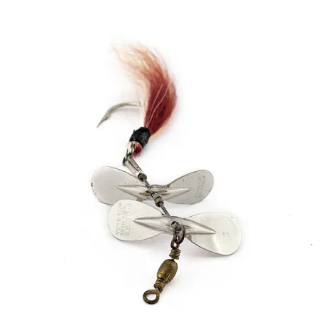 Pflueger Tandem Spinner, nikiel/czerwony, 7 g błystka obrotowa #22705