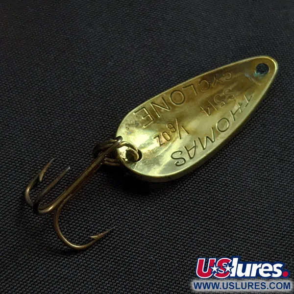  Thomas Cyclone, złoto, 4,3 g błystka wahadłowa #22712