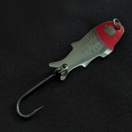 Shoff's Big Triple Teazer, nikiel/czerwony, 2 g błystka wahadłowa #22777