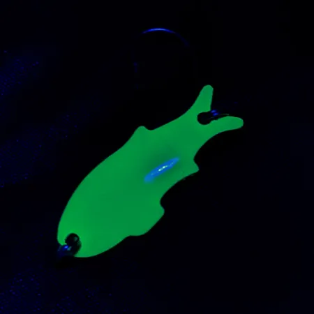 Shoff's Big Triple Teazer UV, biała perła/zielone UV , 2 g błystka wahadłowa #22782