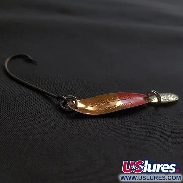 Luhr Jensen Krocodile Troll, czerwony/miedziany, 2 g błystka wahadłowa #22795