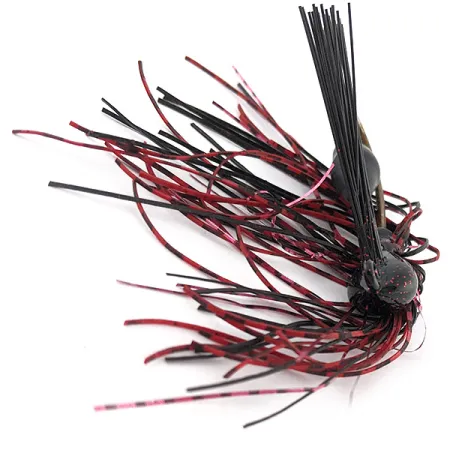 Bass Jig, czarny/czerwony, 14 g #22819