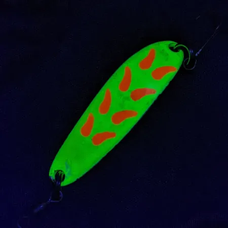 Luhr Jensen Krocodile #3, mosiądz/czerwony/żółty UV, 9 g błystka wahadłowa #22832