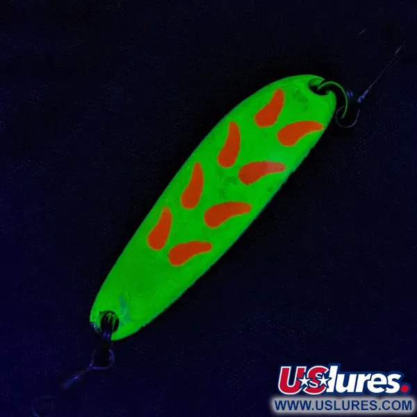 Luhr Jensen Krocodile #3, mosiądz/czerwony/żółty UV, 9 g błystka wahadłowa #22832