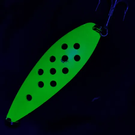 Tiki Sonic Vibrations Lures, zielony/biały, 17 g błystka wahadłowa #22837