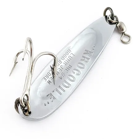 Luhr Jensen Krocodile #4, nikiel, 17 g błystka wahadłowa #22841