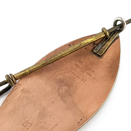 Pflueger Muskill 12, nickel/copper, 45 g błystka obrotowa #22844