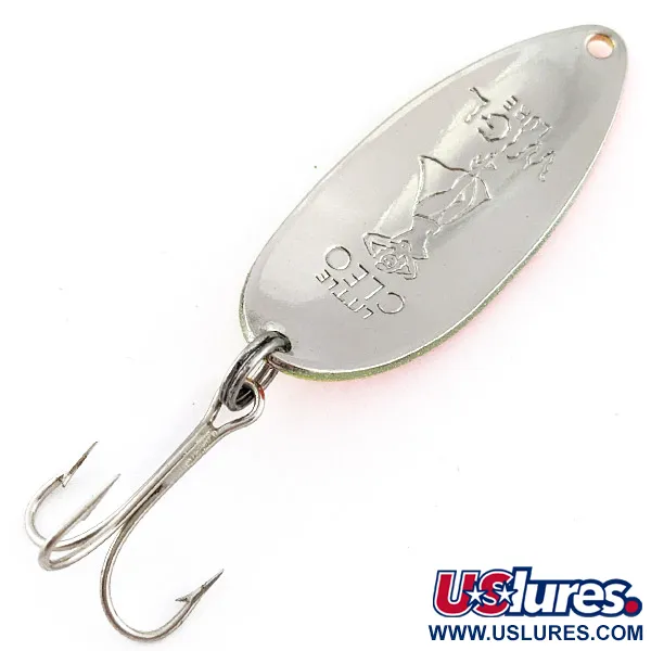 Seneca Little Cleo (Hula Girl) UV, nikiel/żółty/pomarańczowy, 14 g błystka wahadłowa #22848