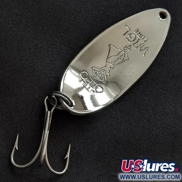 Seneca Little Cleo (Hula Girl) UV, nikiel/żółty/pomarańczowy, 14 g błystka wahadłowa #22848