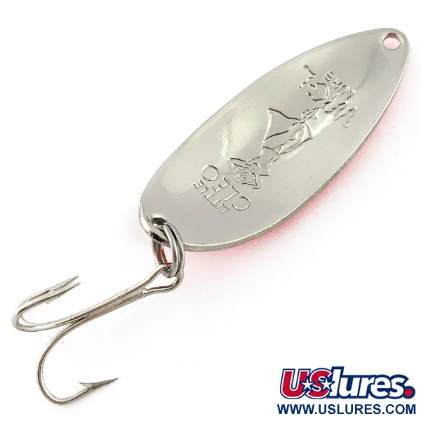 Seneca Little Cleo (Hula Girl), perła biała/różowy/nikiel, 14 g błystka wahadłowa #22861