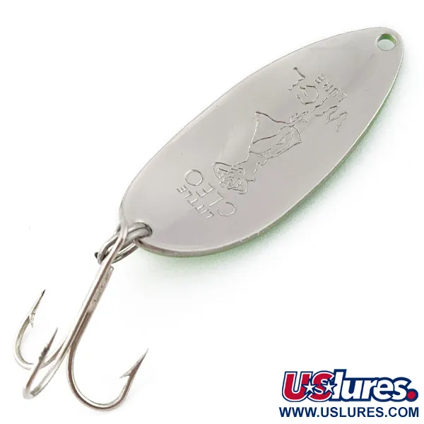 Seneca Little Cleo (Hula Girl) UV, nikiel/żółty/zielony, 14 g błystka wahadłowa #22862