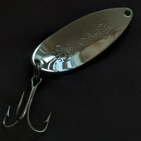 Seneca Little Cleo (Hula Girl) UV, nikiel/żółty/zielony, 14 g błystka wahadłowa #22862