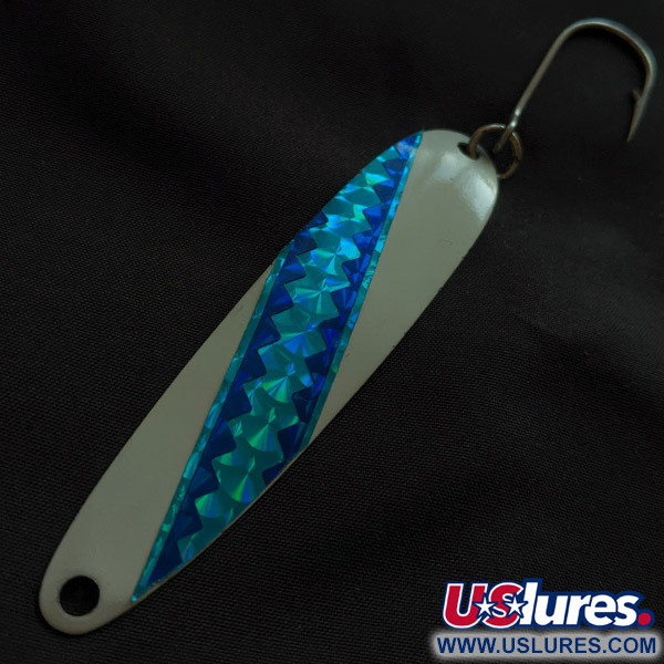  Stinger Michigan Flutter Spoon, biały/hologram, 8 g błystka wahadłowa #22865