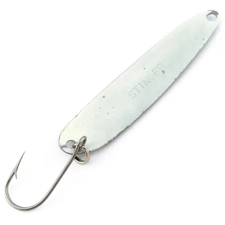 Stinger Michigan Flutter Spoon, czarny/biały/hologram, 8 g błystka wahadłowa #22877