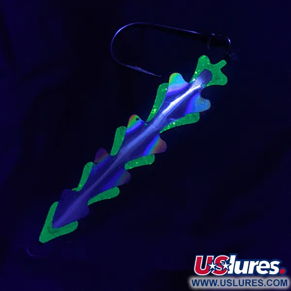 Stinger Michigan Flutter Spoon, czarny/biały/hologram, 8 g błystka wahadłowa #22877