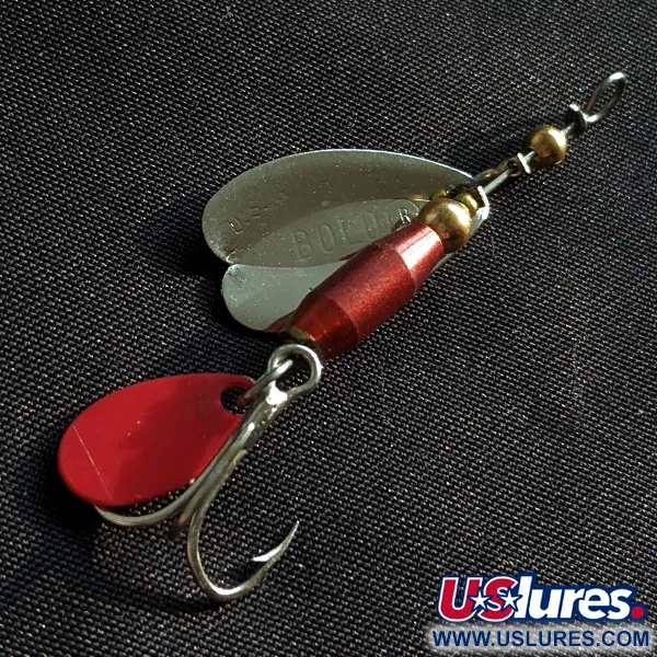  Les Davis Bolo, nikiel/czerwony,  g błystka obrotowa #22911