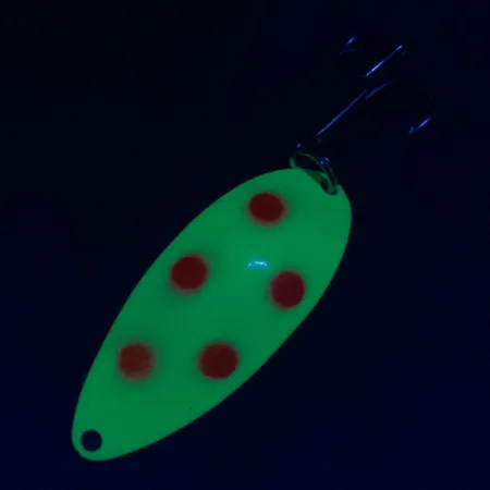 Seneca Little Cleo (Hula Girl) UV, nikiel/żółty/czerwony, 14 g błystka wahadłowa #22920