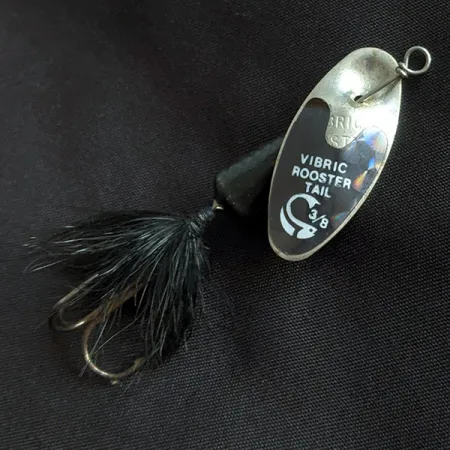 Yakima Bait Worden's Vibric Rooster Tail, silver/black, 11 g błystka obrotowa #22921