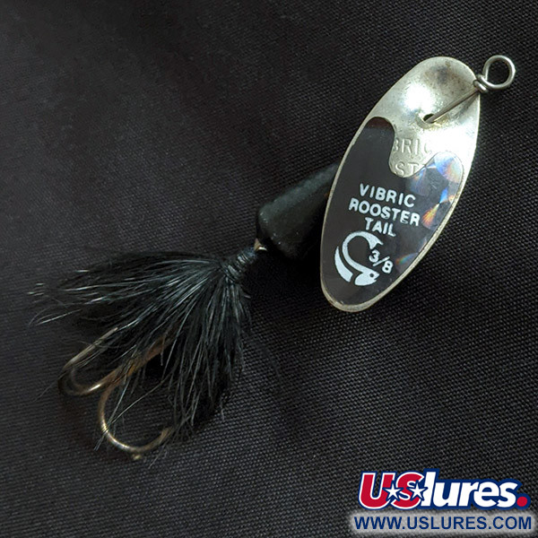 Yakima Bait Worden's Vibric Rooster Tail, silver/black, 11 g błystka obrotowa #22921